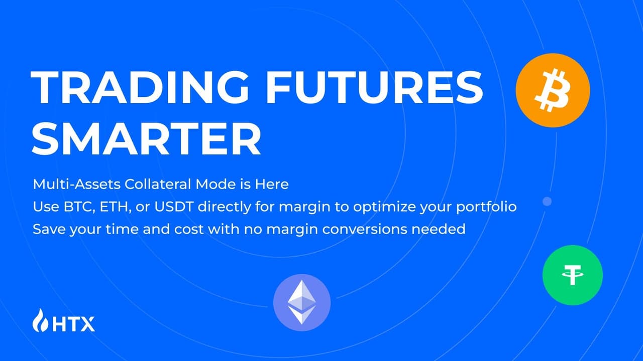 HTX Launches Multi-Assets Collateral Mode for USDT-Margined Futures, Empowering Traders With Enhanced Capital Efficiency