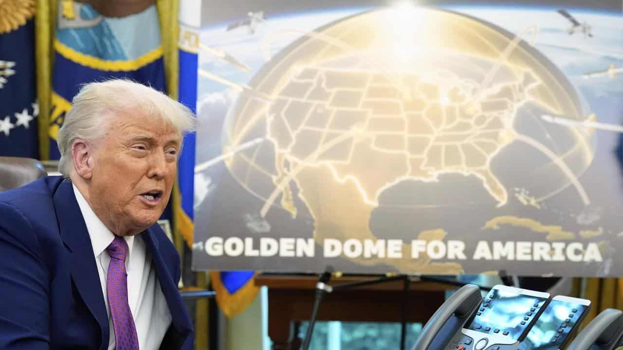 Trump announces 'Golden Dome' US defence shield design