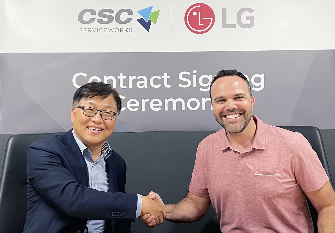 LG PARTNERS WITH CSC SERVICEWORKS TO BOOST NORTH AMERICAN COMMERCIAL LAUNDRY MARKET
