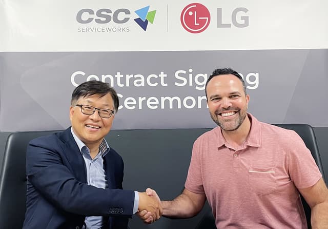 LG PARTNERS WITH CSC SERVICEWORKS TO BOOST NORTH AMERICAN COMMERCIAL LAUNDRY MARKET