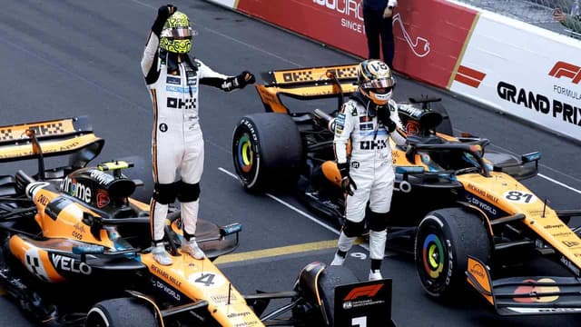 Piastri's lead down to three points as Norris wins out