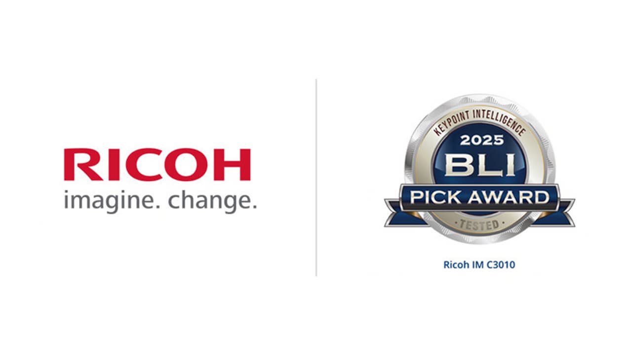 Ricoh IM C3010 Wins 2025 Pick Award from Keypoint Intelligence