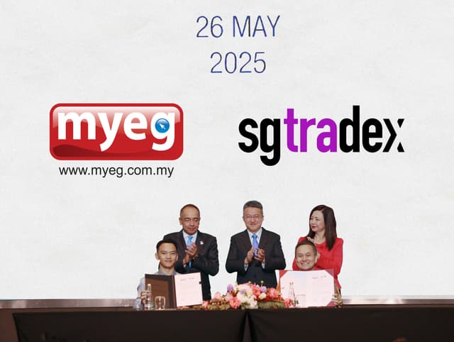 MYEG and SGTraDex Forge Strategic Partnership to Enhance Malaysia-Singapore Digital Trade Connectivity