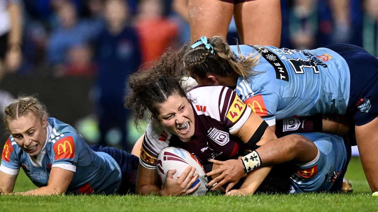 Queensland upset NSW to avoid women's Origin whitewash