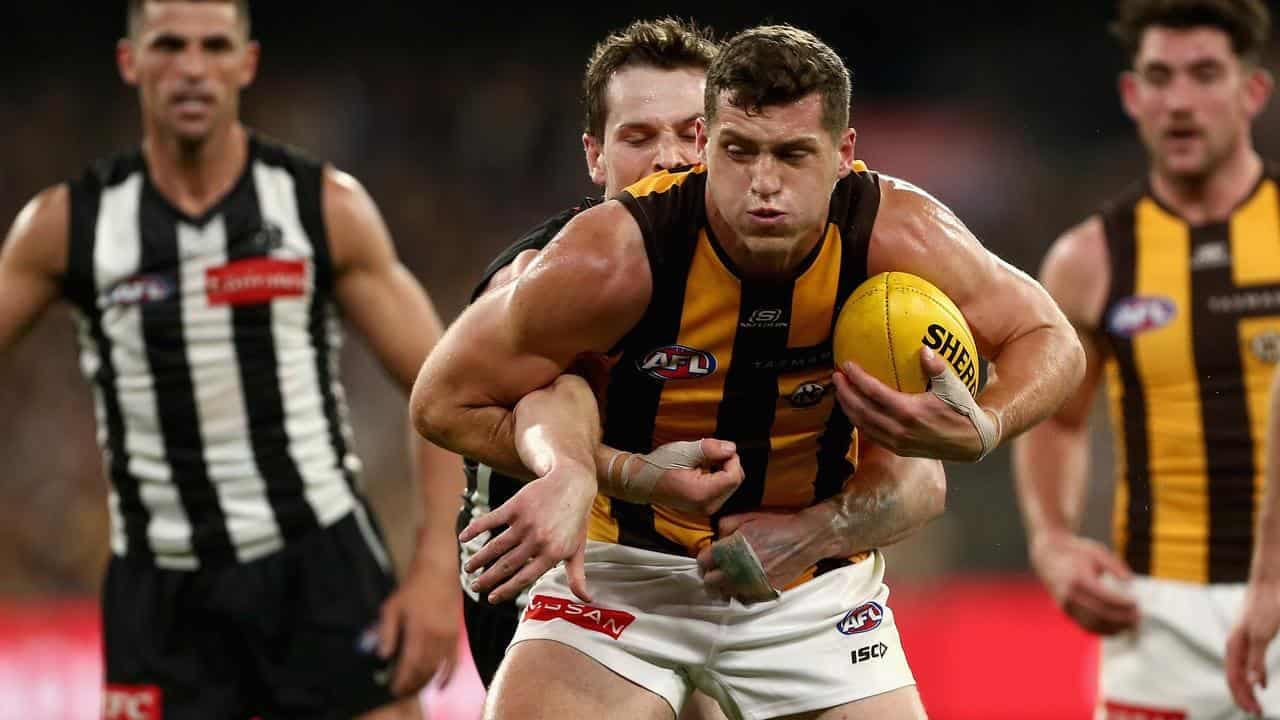 Hawthorn ruck Meek learns fate over late Lipinski clash