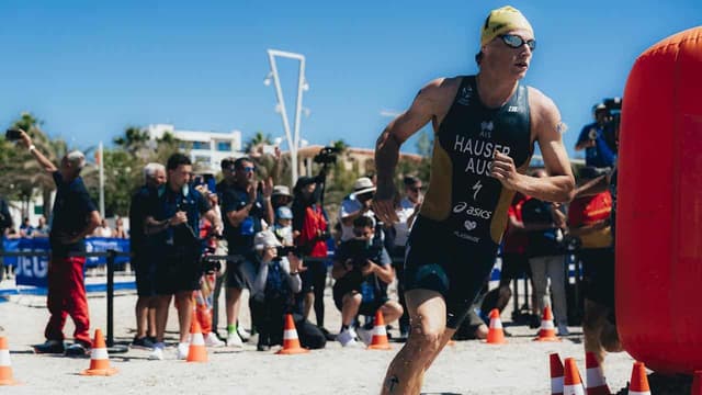 Triathlete stays in 'level of hurt' for silver