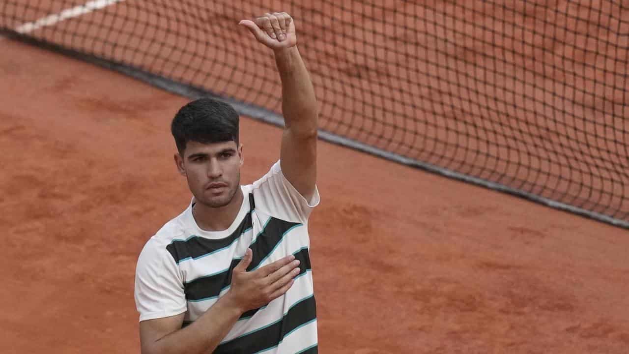 'Angry' Alcaraz wins mind battle, 100th clay victory