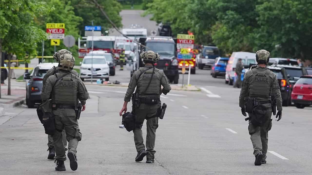 'Terror attack', eight hurt by makeshift flamethrower