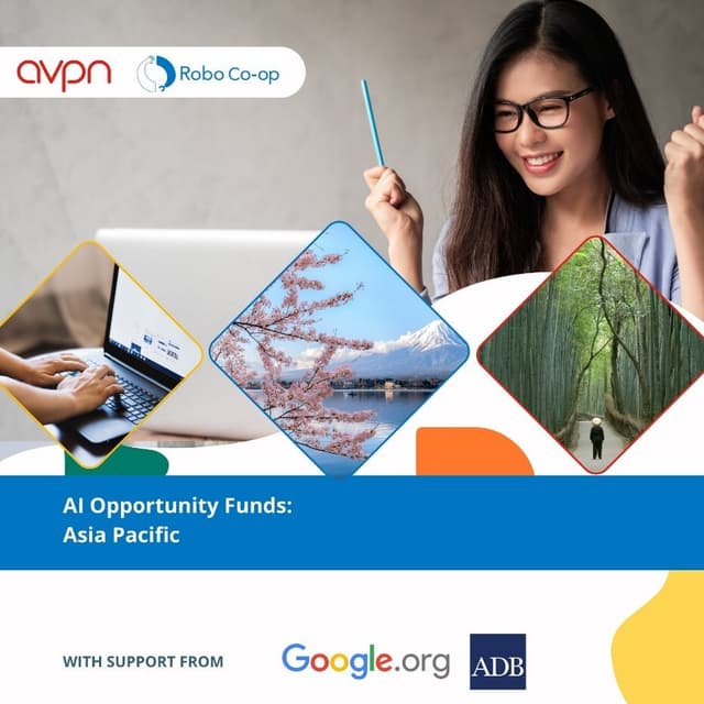 Robo Co-op Partners with AVPN as Japan Market Strategic Partner for USD 15-Million AI Opportunity Fund: Asia-Pacific Initiative (First Phase), Supported by Google.org and ADB