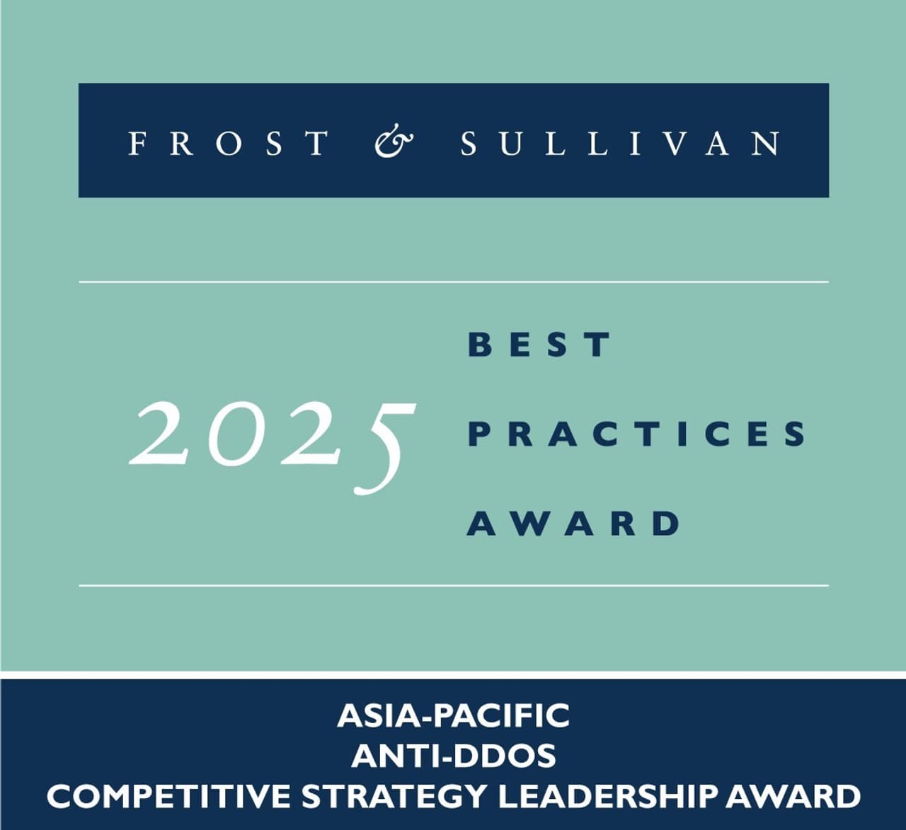 NSFOCUS Receives Frost & Sullivan's 2025 Asia-Pacific Competitive Strategy Leadership Award for Excellence in Anti-DDoS Protection