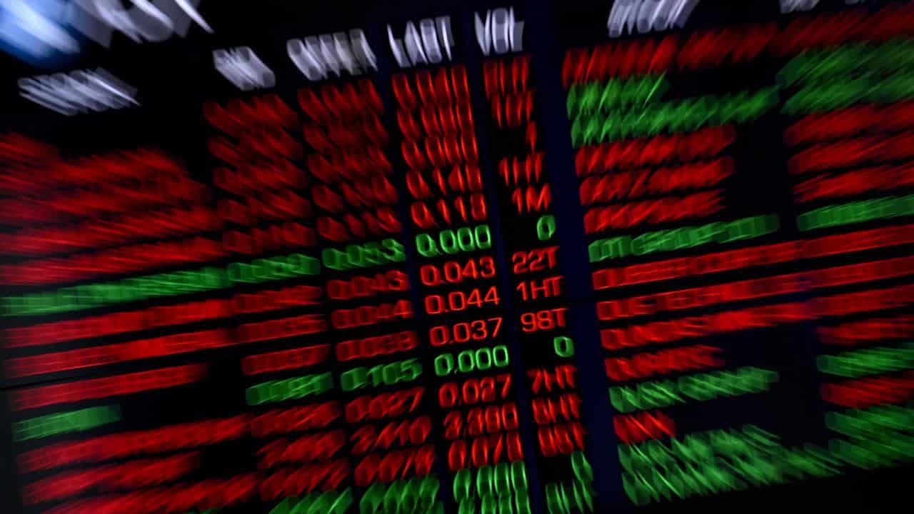 Australian shares surge towards record close