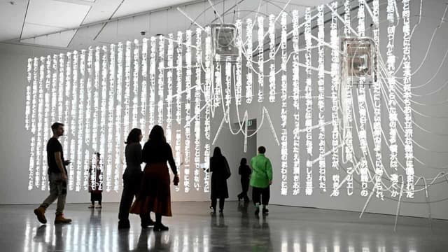 Museum lights up with Cerith Wyn Evans neon sculptures