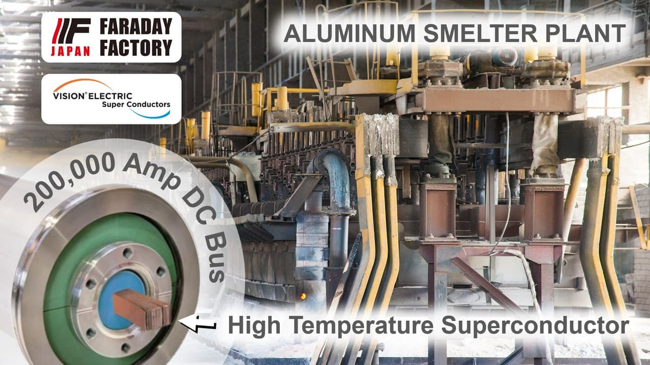 Faraday Factory Has Started Delivery of Superconductor Tapes for 200,000 Ampere Busbar to be installed at Aluminum Smelter Plant in Hamburg, Germany