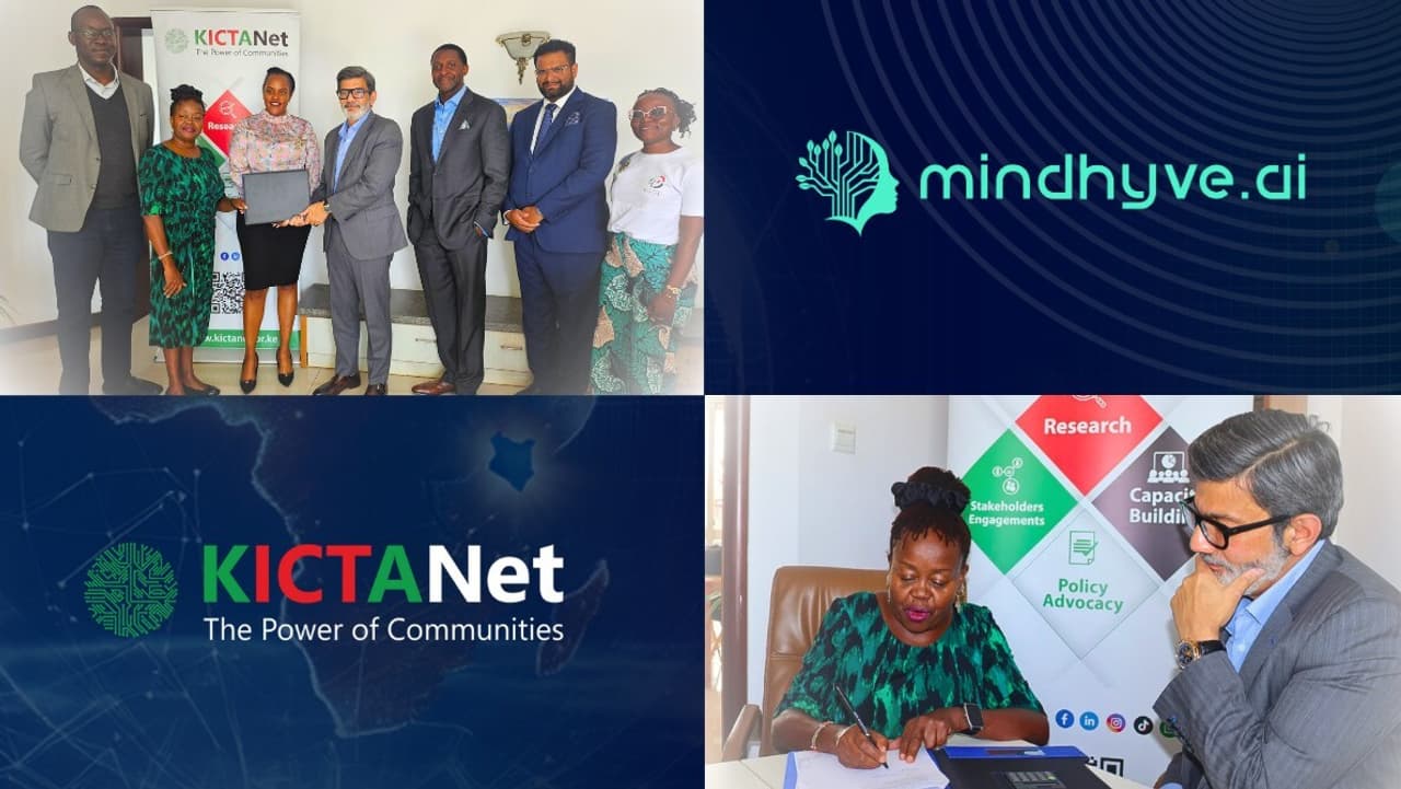 MindHYVE.ai and DV8 Infosystems Sign MoU with KICTANet to Co-Develop Kenya's National AI Policy