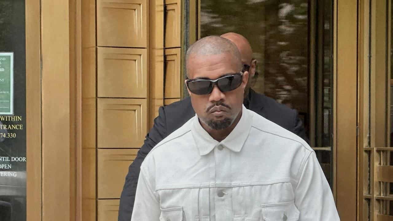 Ye briefly shows up to back Sean 'Diddy' Combs in trial