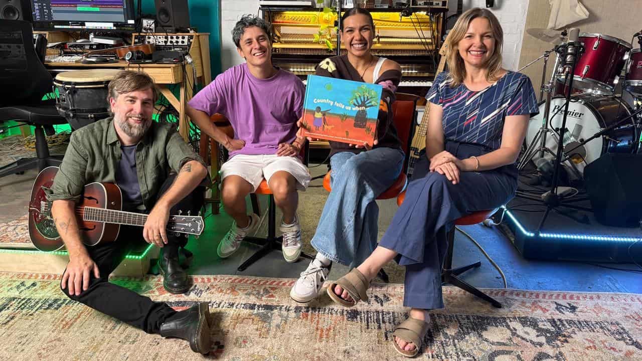 A season for busking: children's book inspires song