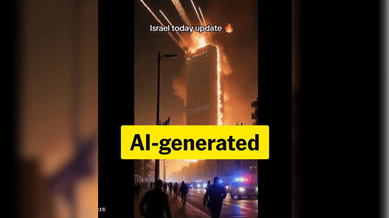 Social media bombarded by fake AI videos of Israel-Iran conflict
