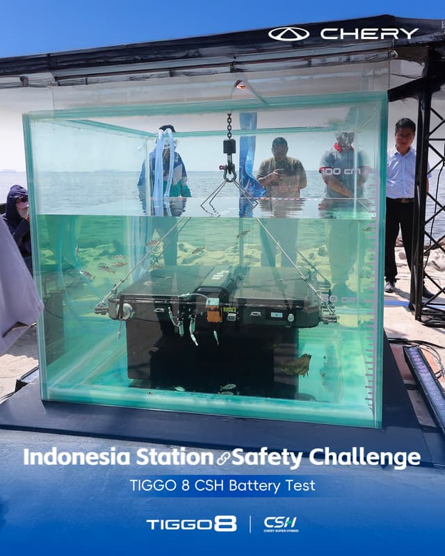 Safety Under Pressure: Chery Battery Faces Indonesian Ocean for 53+Hours - Still Running