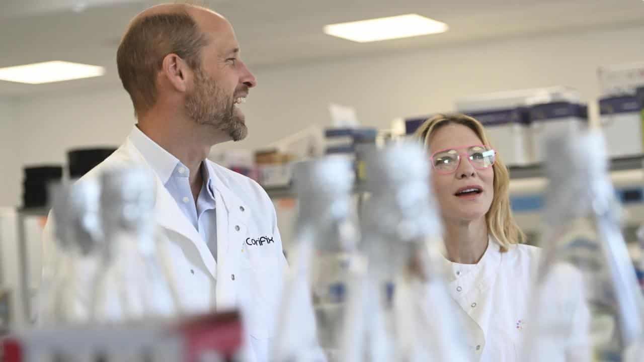 William and Cate Blanchett hit sustainable fashion lab