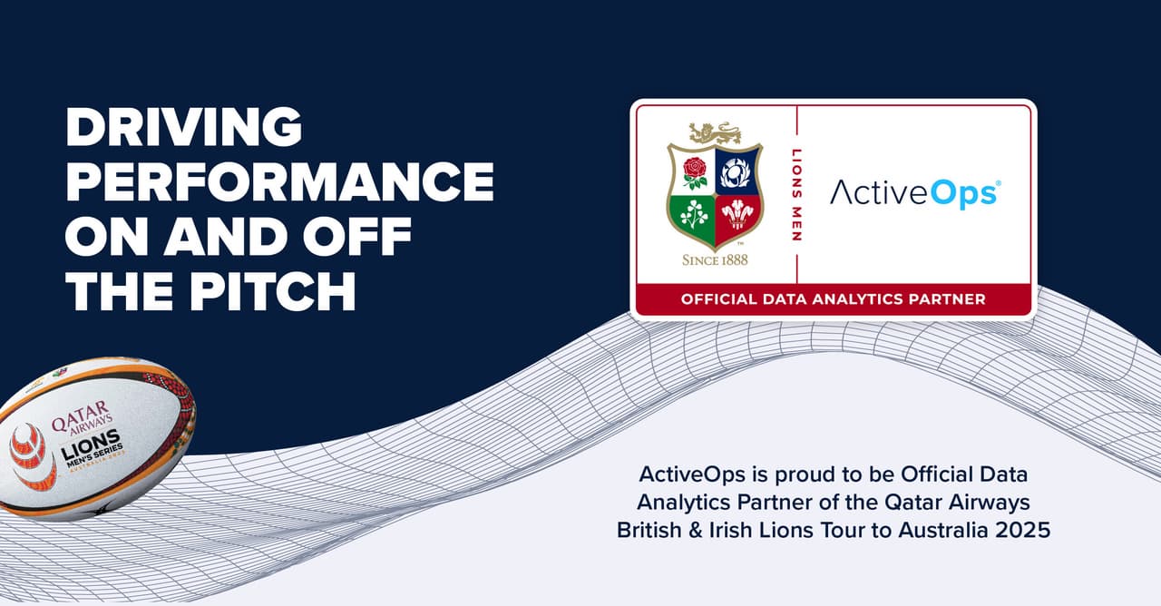 ActiveOps Announced as Official Data Analytics Partner of The British & Irish Lions and the Qatar Airways British & Irish Lions Men's Tour to Australia 2025