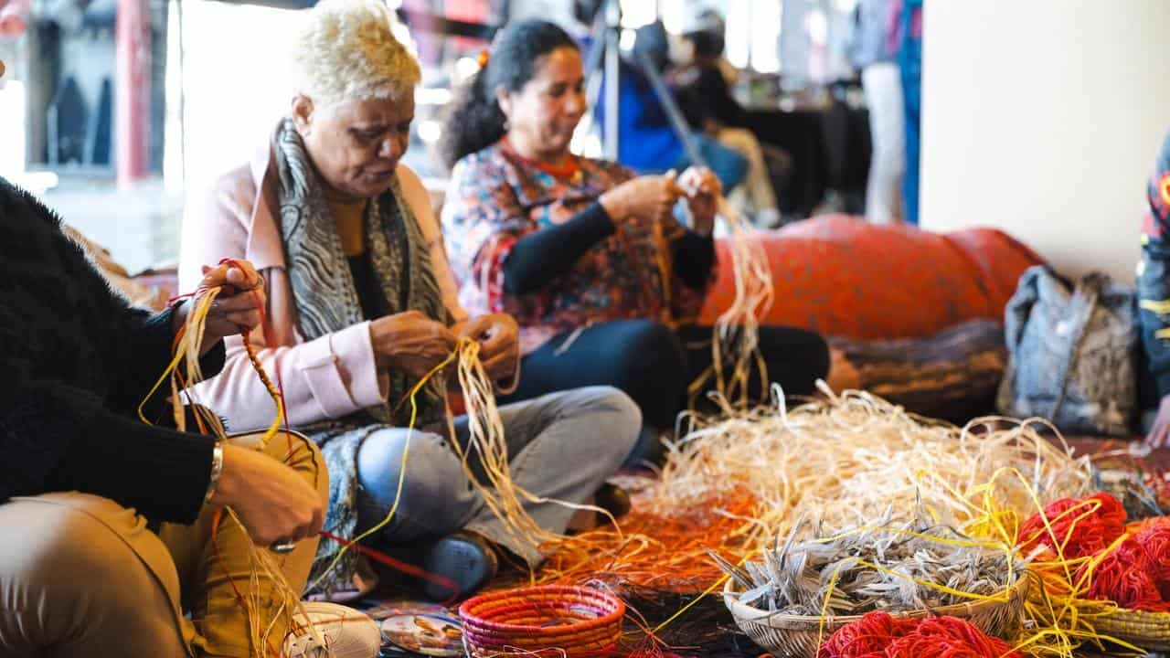 Indigenous art fair weaves legacy through every fibre