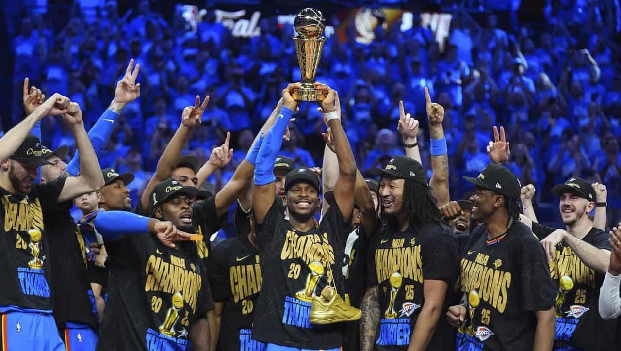 Thunder cap off best season with NBA crown