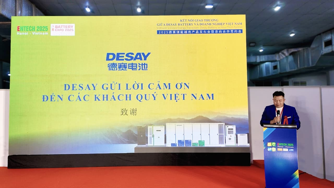 Desay Battery Showcases Full-Stack Energy Storage Solutions at Battery Expo 2025 in Vietnam