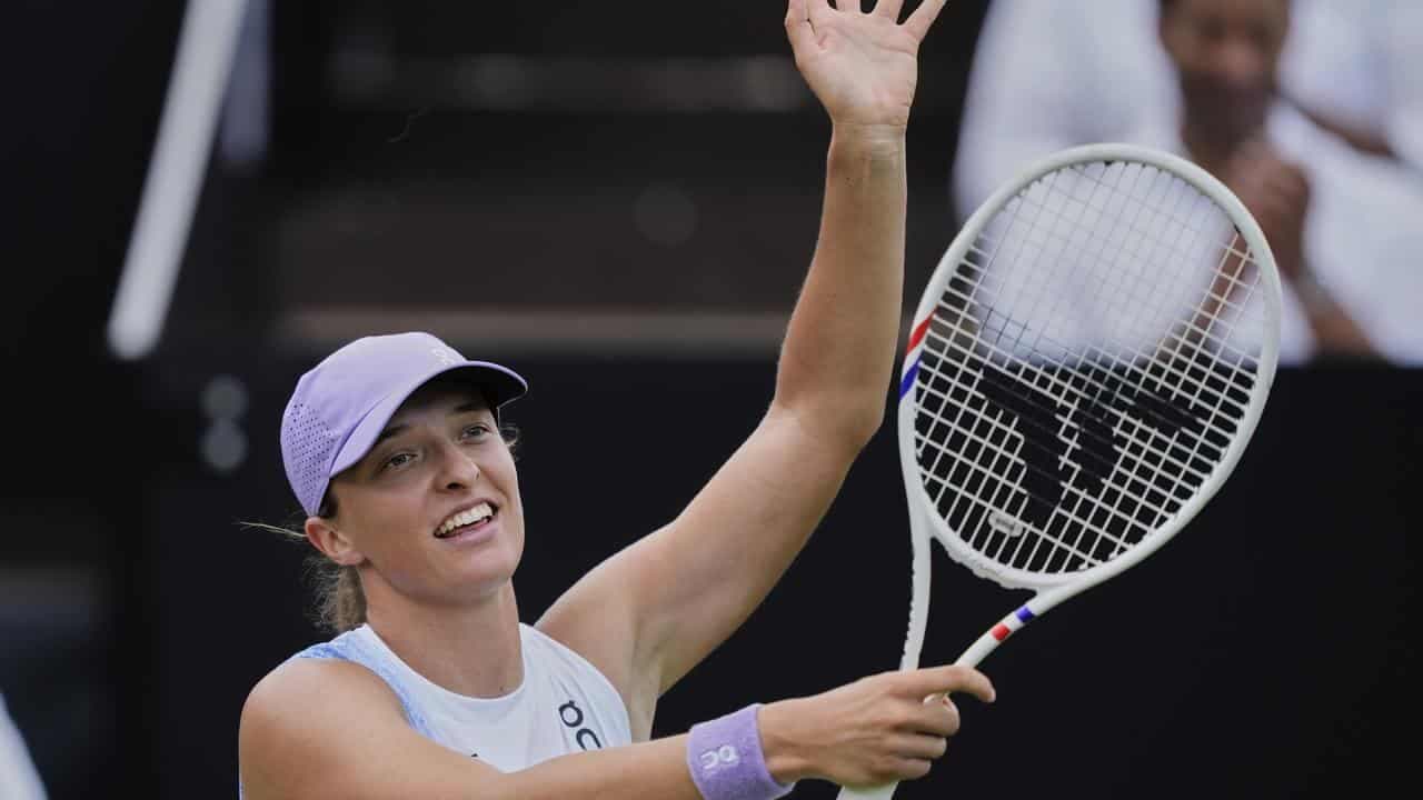 Perfect timing: Swiatek set for first grass-court title