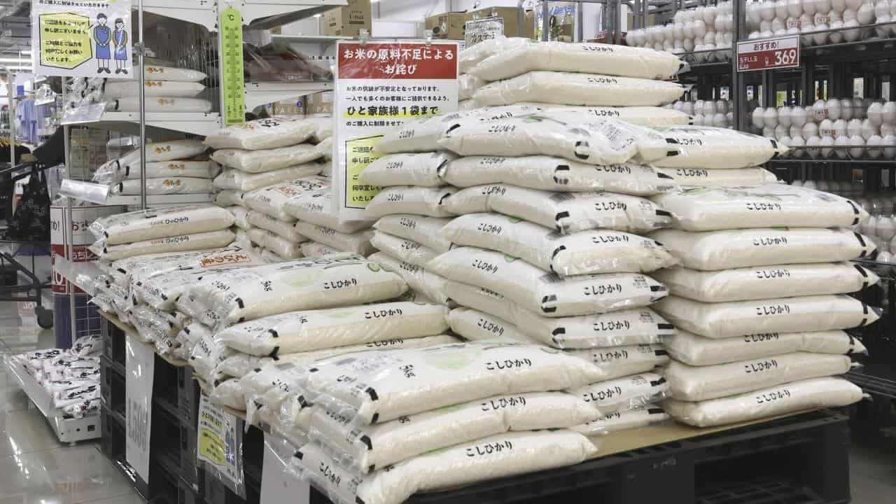 Rice not on the table in Japan's trade talks with US