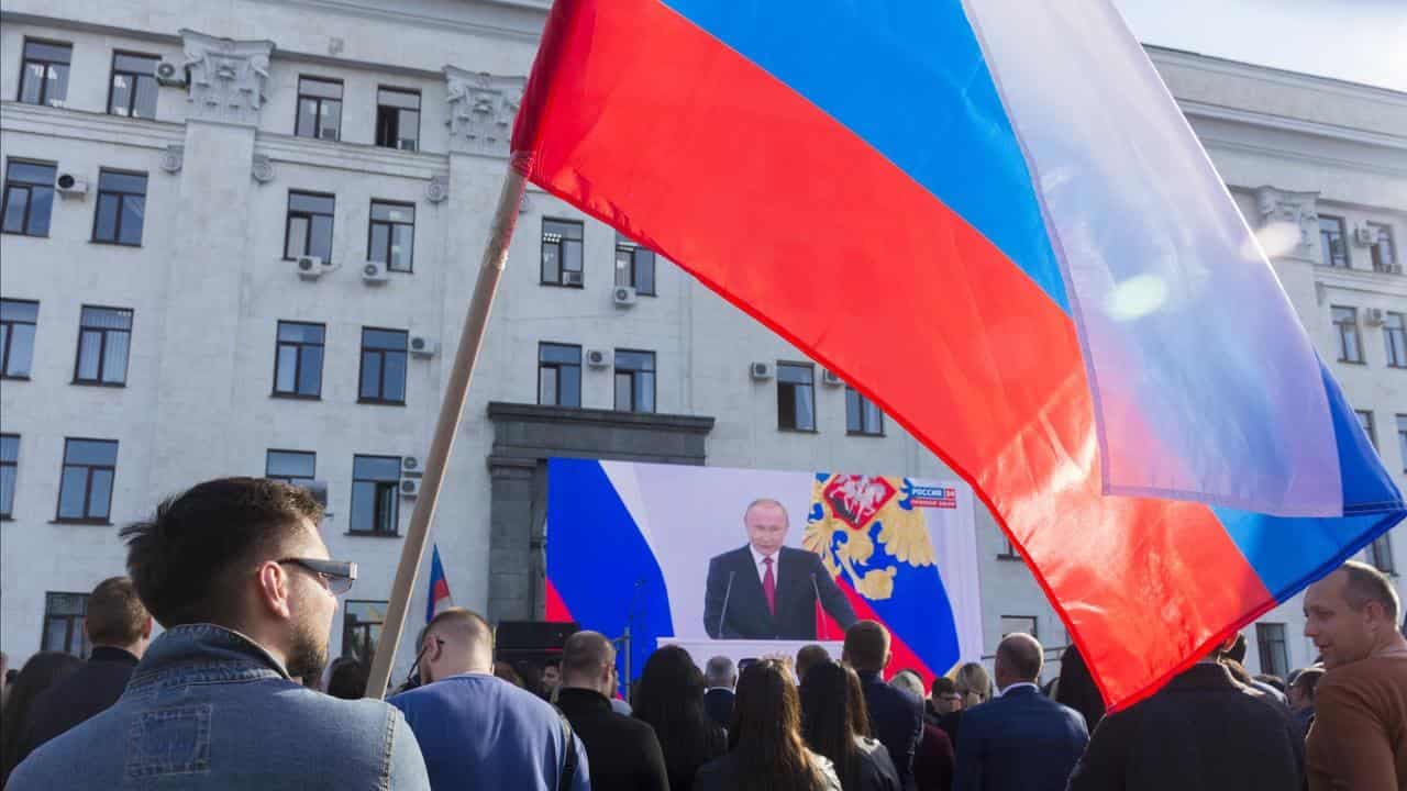 Russia says its troops occupy Ukraine’s Luhansk region