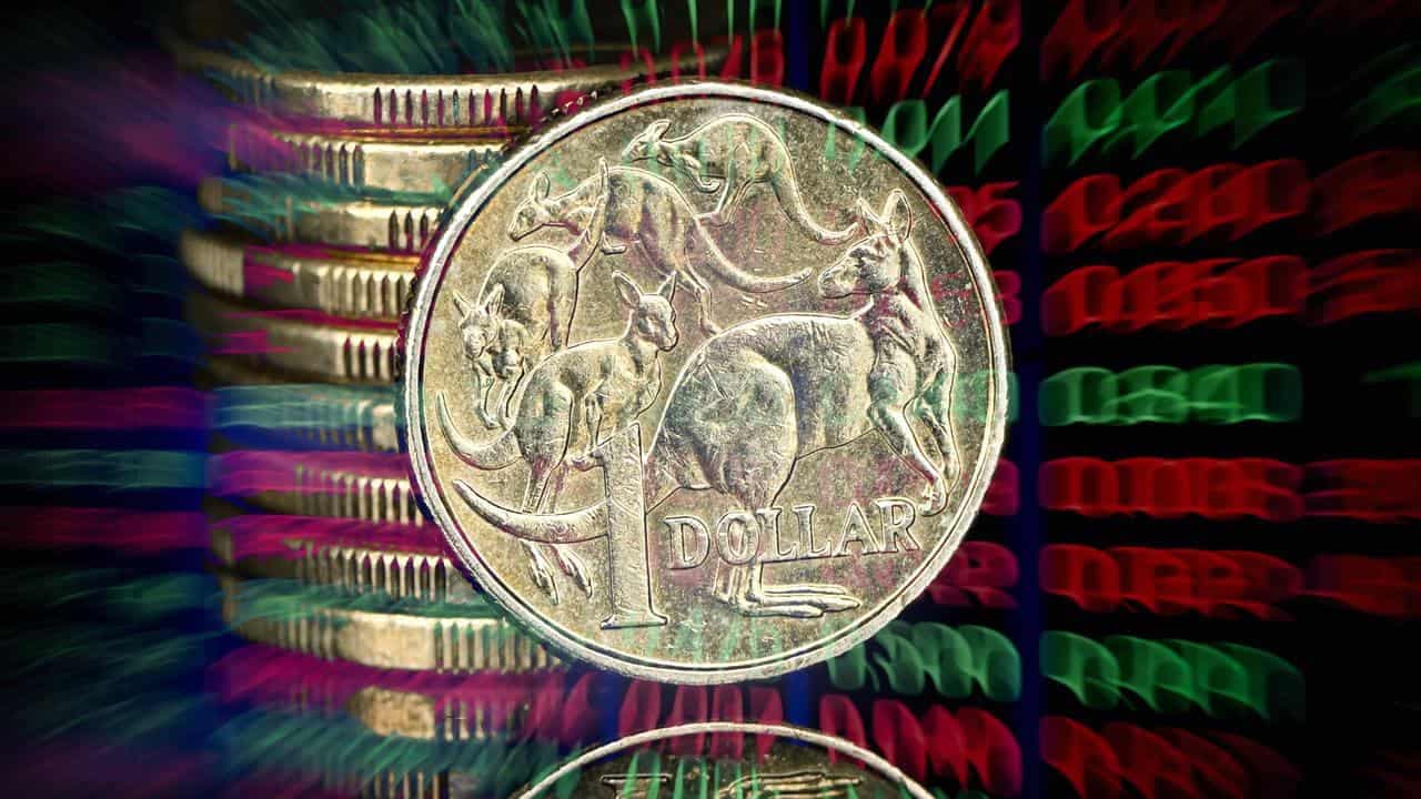 Aussie dollar hits seven-month high as shares flatline