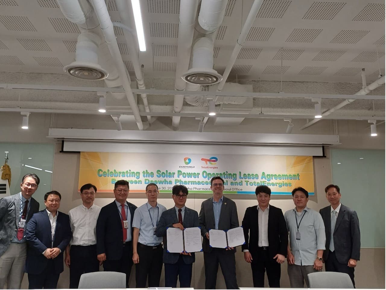 TotalEnergies signs agreement with Daehwa Pharmaceutical in South Korea for a rooftop solar project