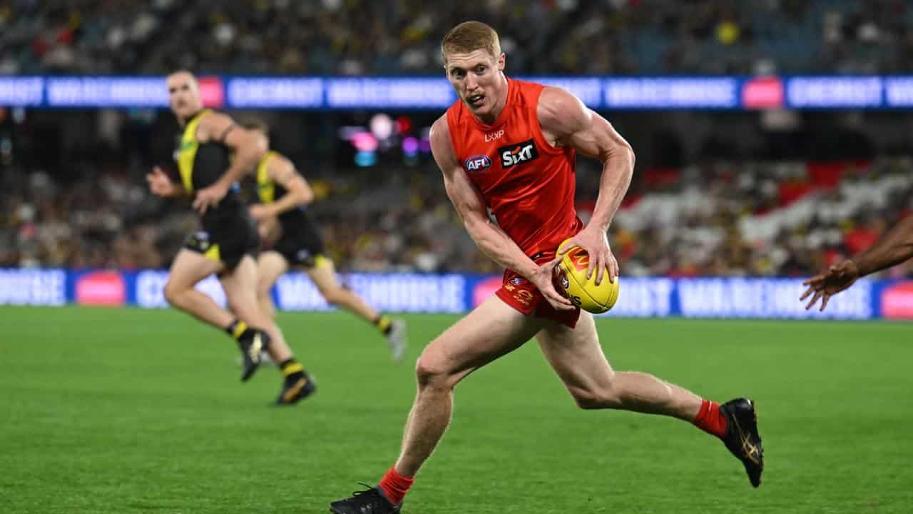 Suns star at risk as AFL cracks down on umpire contact