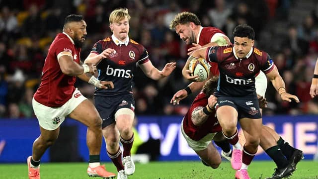 British Lions hit straps to sprint past plucky Reds