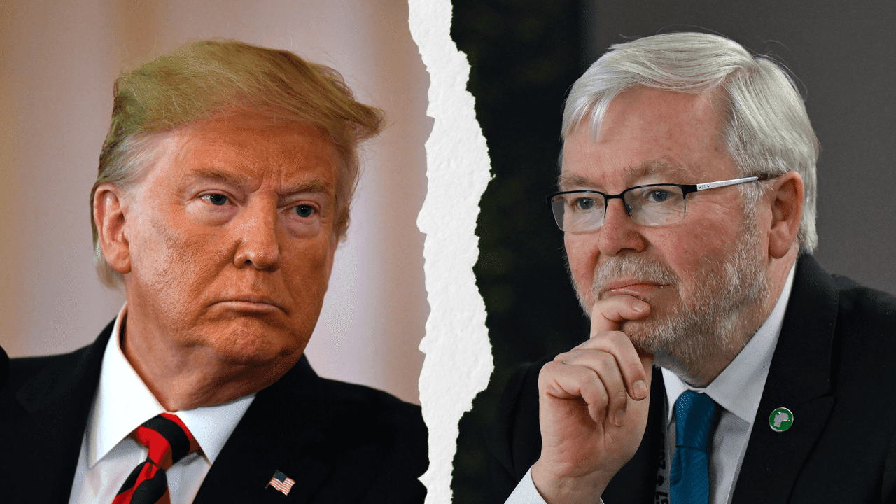 Trump Truth Social takedown of Rudd is a fake