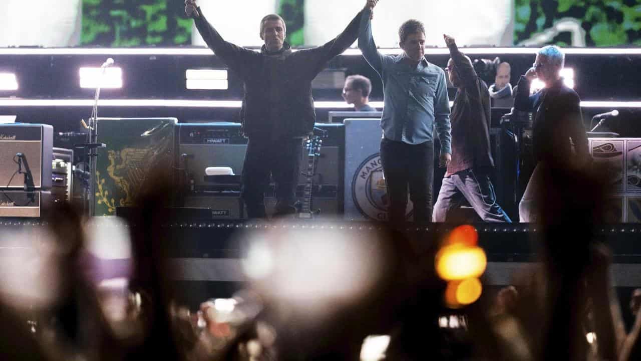 'Hello, people!': Oasis back on stage after 16 years