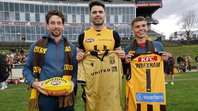 Wrexham juggernaut meets huge Hawks on Australian tour