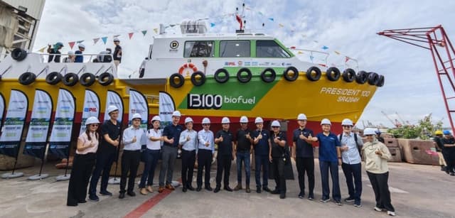 Weichai Power Launches Singapore's First 100% Biodiesel Research Harbour Ship