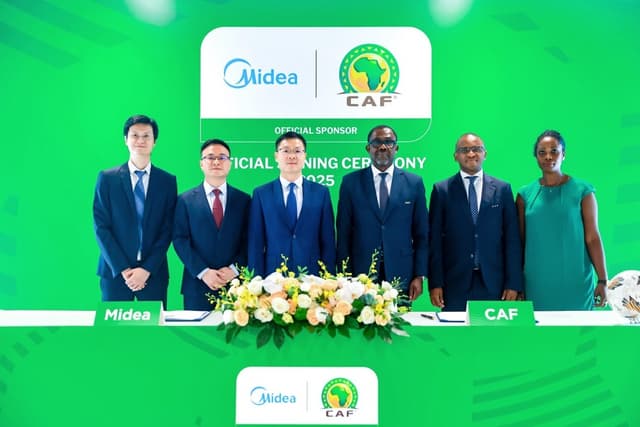 Midea Partners with CAF to be the Official Sponsor of the TotalEnergies CAF AFCON 2025