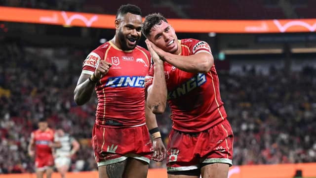 Dolphins back in NRL eight after blitzing Cowboys