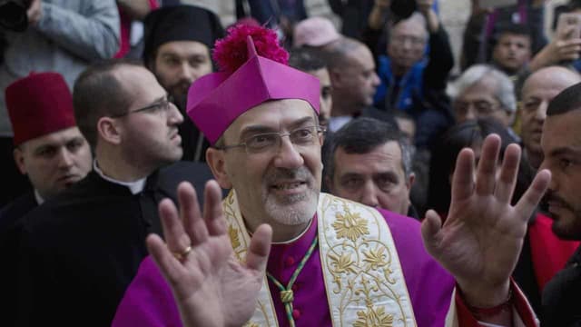 Christian leaders in Gaza after Israel's church strike