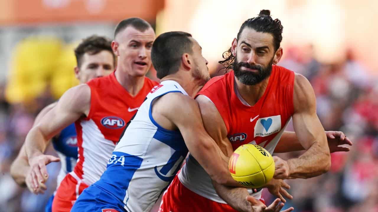 Grundy, Heeney find top gear as Swans cull Kangaroos