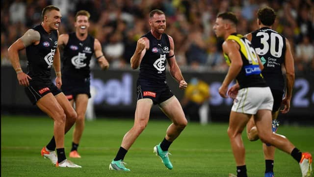 Retiring champion Docherty's words for Carlton star