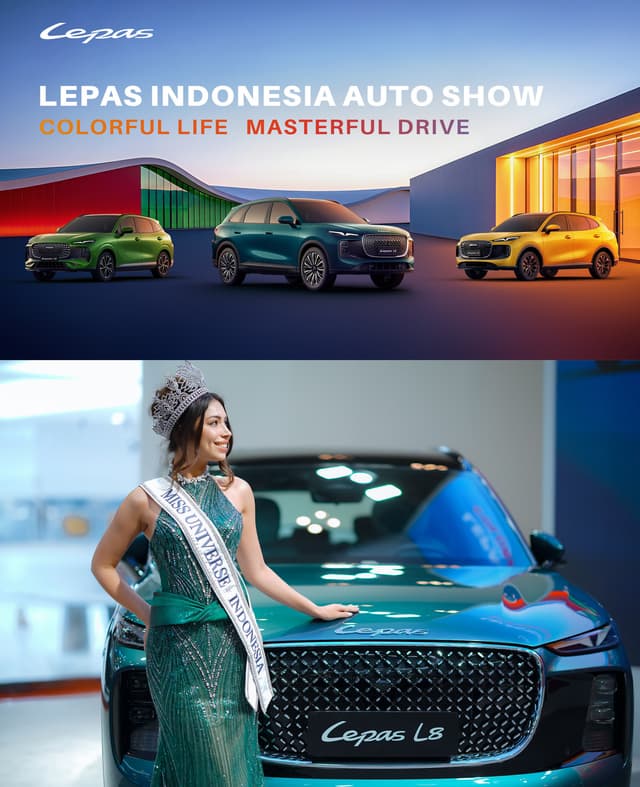 For Masters of Refined Living -- LEPAS Adds Color to the Indonesia International Auto Show in Jakarta