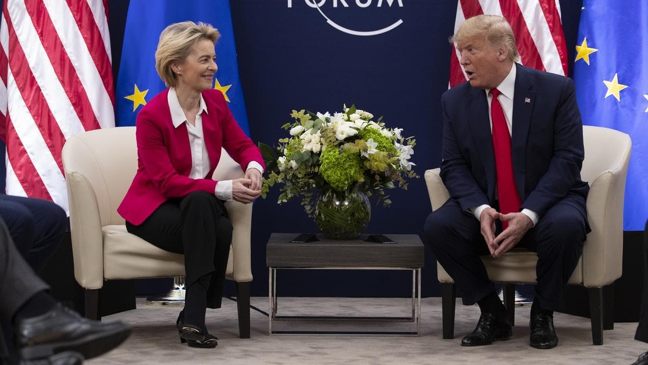 EU chief heads to Scotland for trade talks with Trump