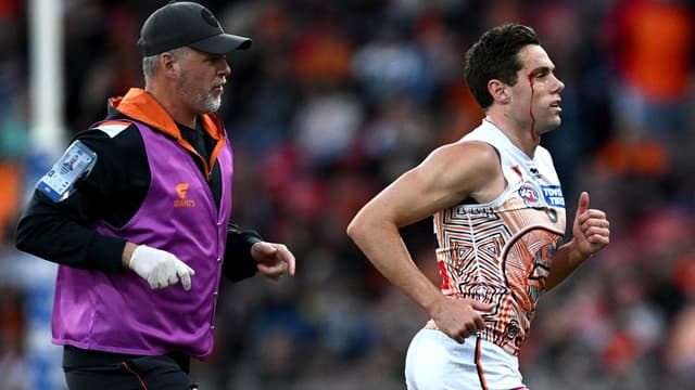 Giants' double injury blow as AFL finals race heats up