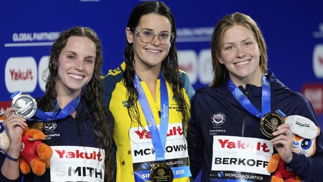 Swim ace McKeown shrugs off shoulder injury to win gold