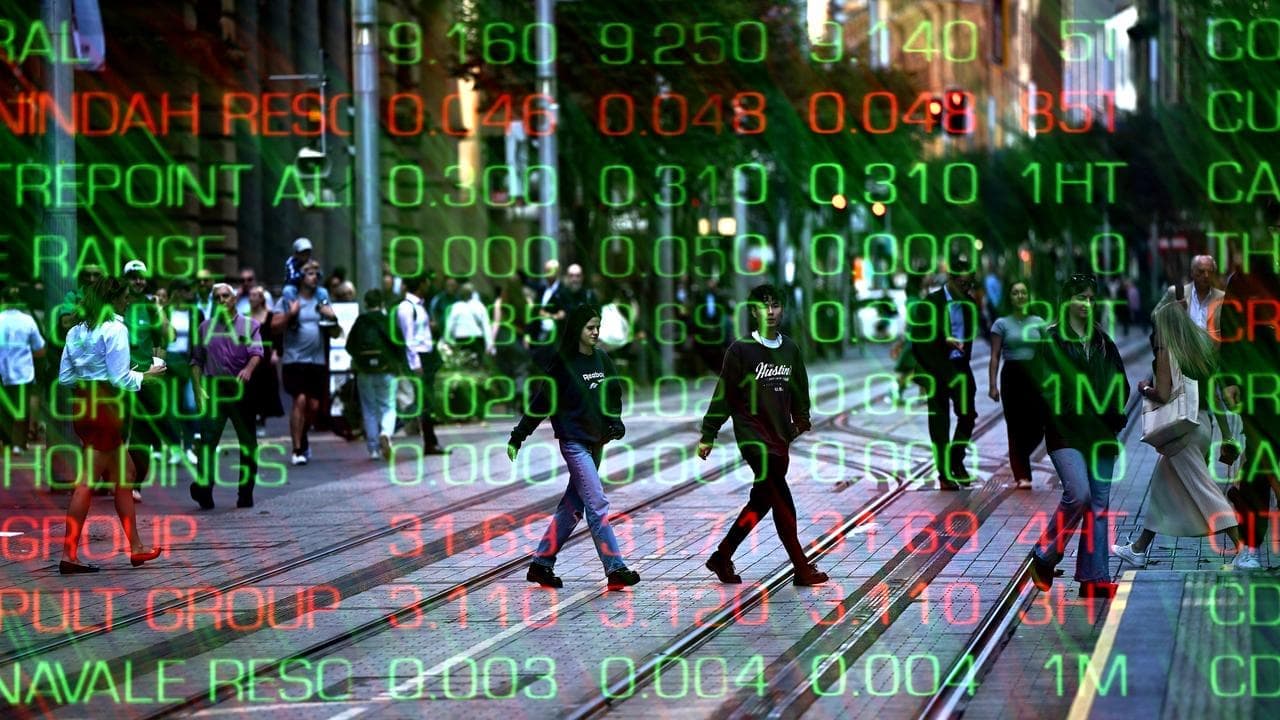 Aussie shares near all-time high as inflation eases