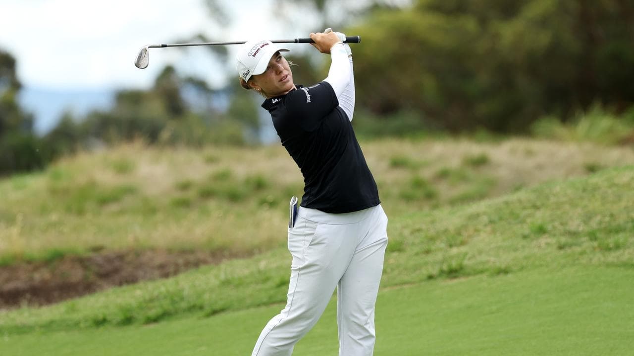 Australia's Kyriacou slam dunks a hole-in-one