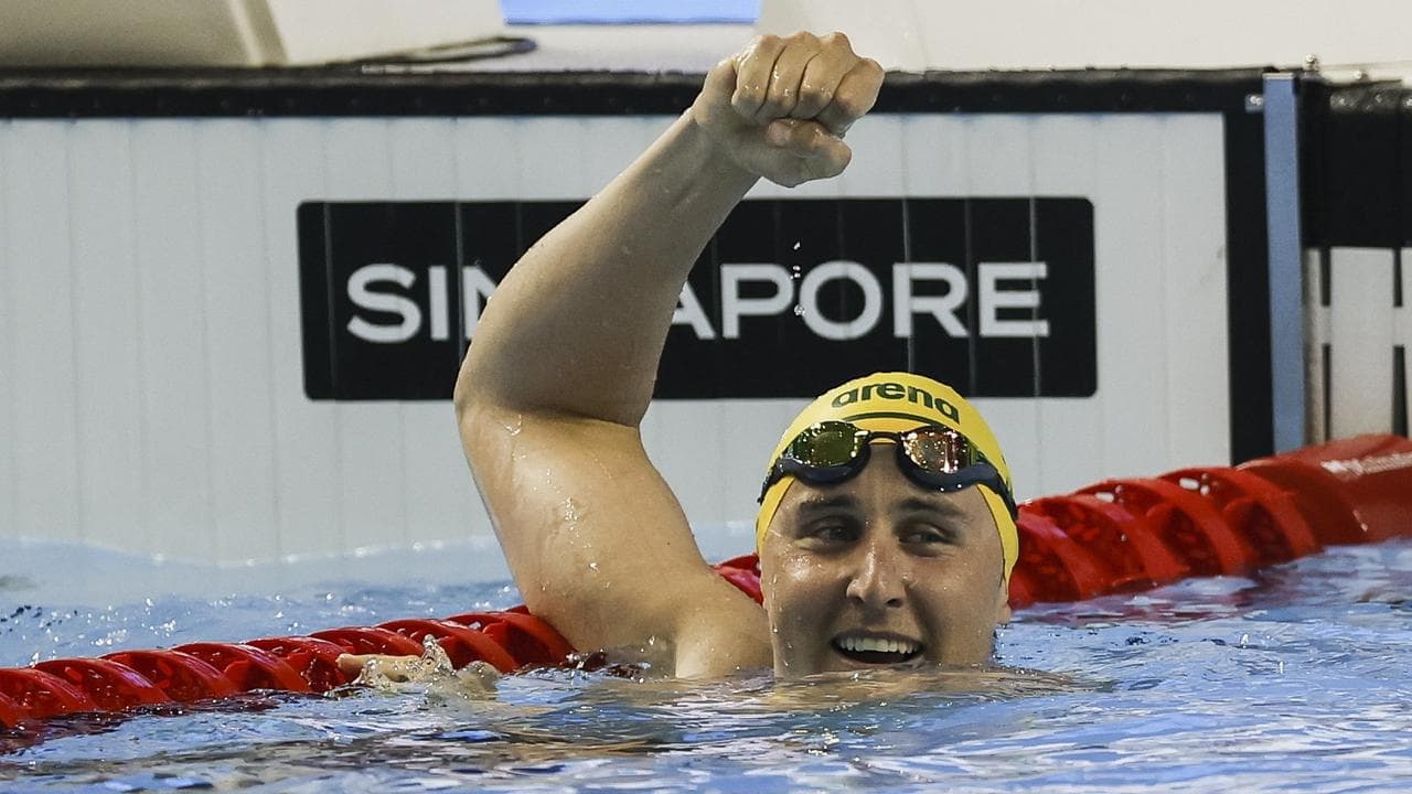 Swim ace McEvoy hits fresh heights with world title